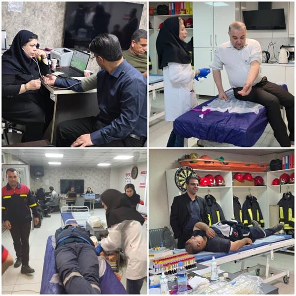 شور همدلی با اهدای خون در پویش هدیه سرخ در پتروشیمی فارابی