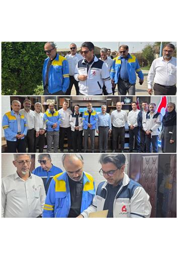 بازدید مدیرعامل پتروشیمی بوعلی سینا از پتروشیمی فارابی