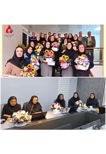 آئین تجلیل از بانوان شاغل در پتروشیمی فارابی برگزار گردید.